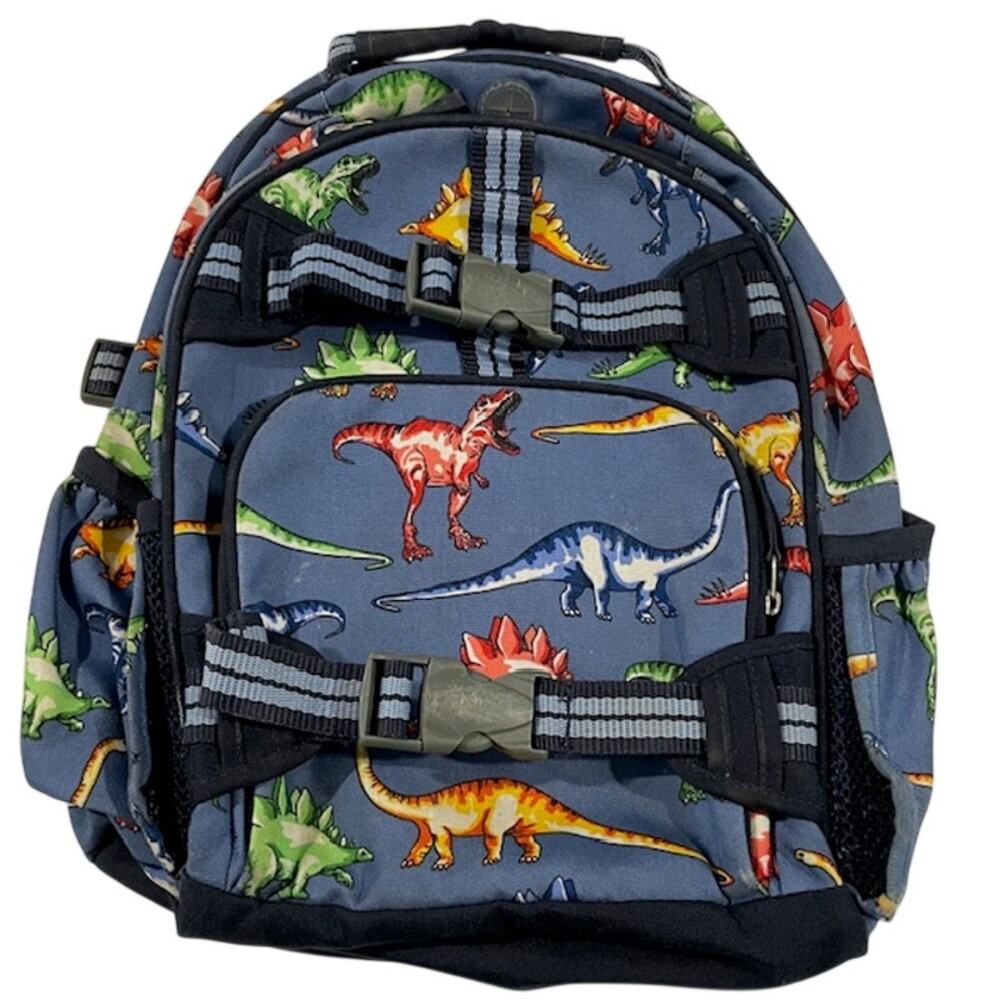 Pottery Barn-Kids MacKenzie Blue Multi-Dino Back Pack
